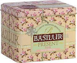 Basilur Present Pink 100g plech 7596