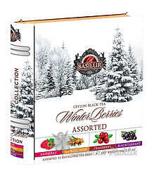 BASILUR Winter Berries Book Assorted plech 32x2g 7773