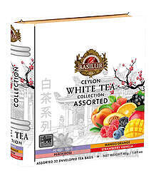 BASILUR White Tea Book Assorted plech 32x1,5g 7775