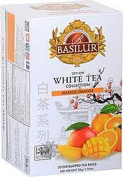 BASILUR White Tea Mango Orange přebal 20x1,5g 4001