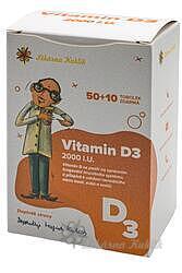 Vitamín D3 2000 tob.60 Kuklík