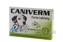 Caniverm forte tbl. 6x0.7g a.u.v.